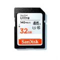 SanDisk Ultra 32GB SDHC UHS-I 140MB's Memory Card. 