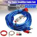 1500W Car Audio Wire 8GA Amplifier Cable Subwoofer Speaker Installation Kit AMP RCA Power Cable AGU Fuse Set. 