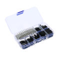 KOGEEK 310pcs/set Dupont Wire Jumper Pin Header Connector Housing Kit Pin Header Connector Housing For Dupont Wire Jumper Male Crimp Pins+Female Pin Connector Terminal Pitch With Box. 