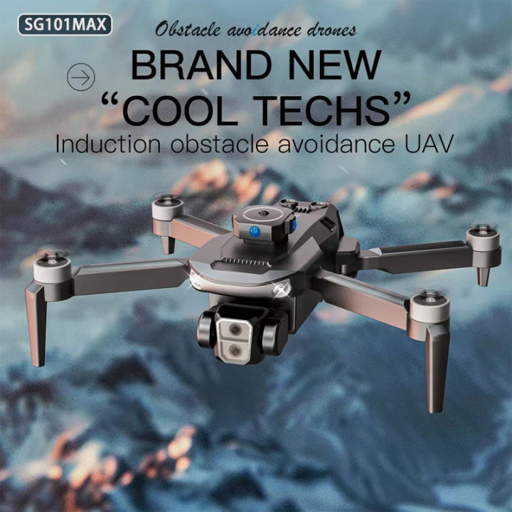SG101MAX%20Brushless%20Motor%20Drone%204K%20HD%20Dual%20Camera%20Foldable%204WD%20360%C2%B0%20Infrared%20Obstacle%20Avoidance%20Optical%20Flow%20Drone%20-%20Image%202