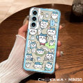 Miniso X Chiikawa Collaboration Phone Case For Samsung Galaxy S24 S23 S22 S21Ultra Plus FE A55 A54 A15 A14 A35 A52 A53 A25 5G. 