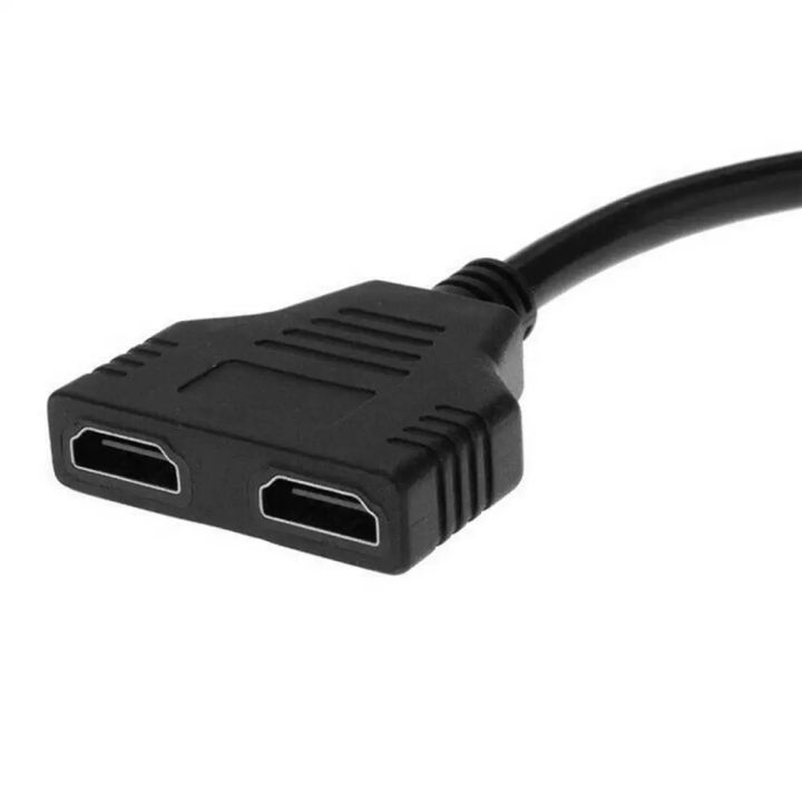 HDMI%20Splitter%20Adapter%20Cable%20,%20Dual%20HDMI%20Port%20Y%20Splitter%201%20In%202%20Out%20/%20HDMI%20Male%20To%20HDMI%20Female%201%20To%202%20Way%20for%20HDMI%20HD,%20LED,%20LCD,%20TV,PS3%20-%20Image%202