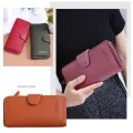Women Ladies Leather Wallet Long Purse Phone Card Holder Case Clutch Large Capacity. 