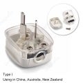 EU AU UK Electrical Adapter Rewireable Outlet Schuko Power Plug Korea Euro European Male Replacement Cord Connector Wire Plug. 