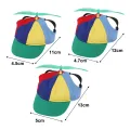 Pet Hat with Propeller Design Pet Hat Colorful Propeller Adorable Sunproof Breathable Dog Baseball Hats Cute Funny Pet Hat. 