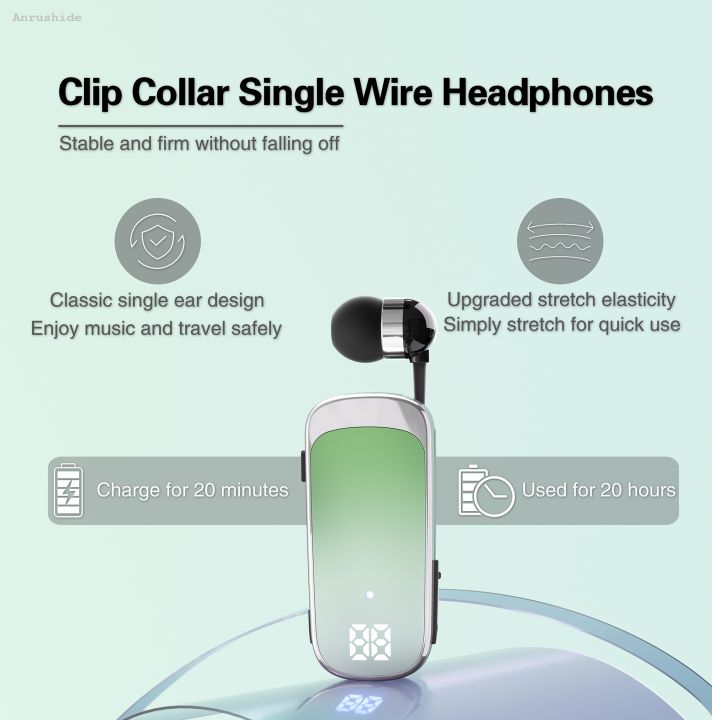Anrushide%20K65%20Lavalier%20Business%20Bluetooth%205.2%20Headphone%20Incoming%20Call%20Remind%20Fashion%20Voice%20Noise%20life%2020%20Hours%20One-Click%20Photo%20Wireless%20Headset%20-%20Image%203