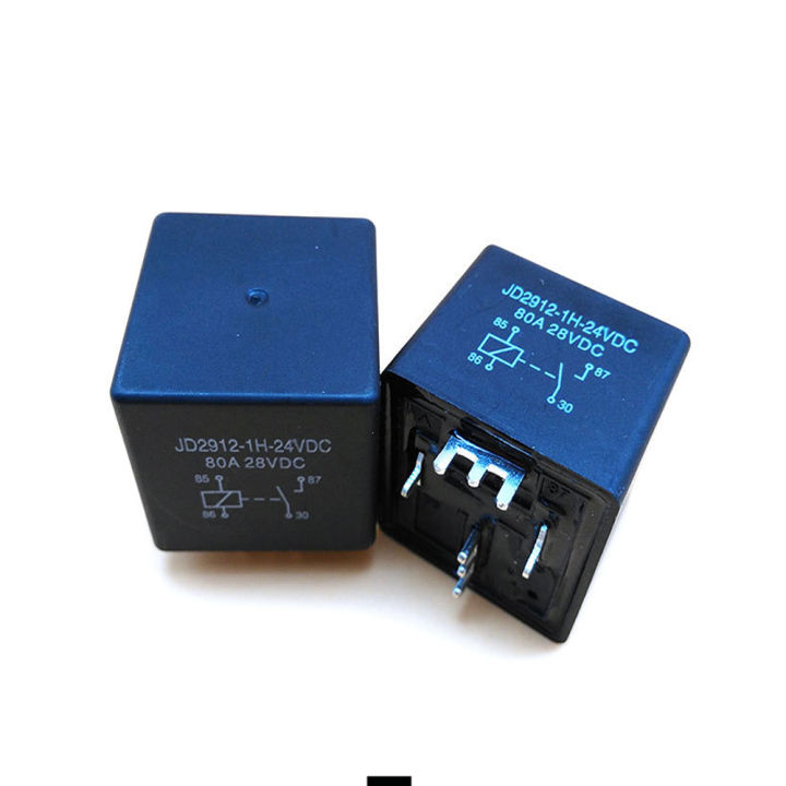 Car Flasher Relay Car Relays 24V 4 Feet 80amp Base Type Model Light LED Lamp Turn Signal Hyper Flash JD2912-1H-24VDC 80A S-1-6-350 L