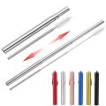 straw Reusable Stainless Steel Metal Telescopic Straw Collapsible Portable Travel Drinking Folding Straw Set with Cleaning Brush CaseParty Supplies. 