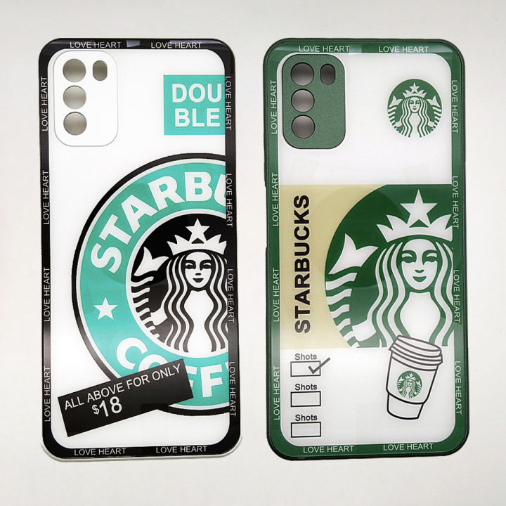 POCO M3 Starbucks Series High Quality Shopila Cover Full Lens Protective Transparent TPU Case For Xiaomi Mi POCO M3