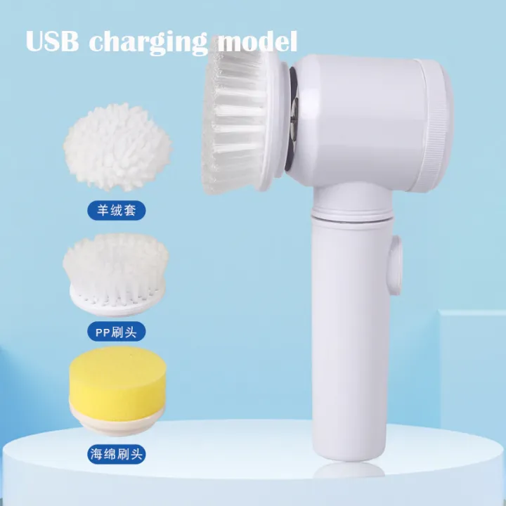 5in1%20Rechargeable%20Magic%20Brush%20Handheld%20Scrubber%20360%20Degree%20Rotate%20with%203%20Replaceable%20Multipurpose%20Brush%20Heads%20Kitchen%20Dishwashing%20Sponge%20Electric%20Cleaning%20Brush%20-%20Image%205