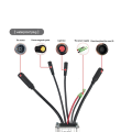 E-Bike Controller 36V / 48V 9 Tubes 15A Waterproof Connector Controller for 36V / 48V 250W Brushless Motor Replacement Spare Parts Accessories. 