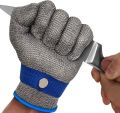 【NEW】 Cut Resistant Glove Stainless Steel Mesh Metal Gloves Working Safety Anti-Cut Slaughter Butcher Cutting Fish-Killing Iron Glove. 