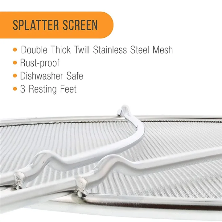 13Inch%20Stainless%20Steel%20Fine%20Mesh%20Splatter%20Screen%20with%20Resting%20Feet%20Kitchen%20Oil%20Spill%20Prevention%20Net%20Cover%20-%20Image%206