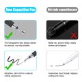 2 in 1 Universal High Sensitive Durable Alloy Stylus Pen for Android Windows Phones Tablets Monitors Capacitive Pen Tablet Drawing Touch Screen Pen Double-headed. 