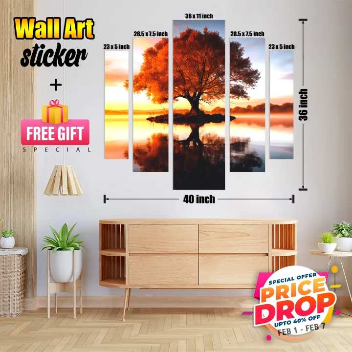 Wall%20arts,%20Wall%20Sticker%20Design%20decoration%20home%20bedroom%20office%20wall%20sticker%20gaming%20room%20Digital%20Printed%20Wall%20Art%20With%20Sticker%20-%20Five(5)%20Pieces%20-%20Image%208