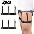 1pc Men'S Shirt Stays - Adjustable Elastic Shirt Straps, Invisible Shirt Holders, Suitable for Formal Occasions, Prevents Shirt Creases, Is an Ideal Gift for Workplace Me. 