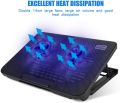 2-Fan Universal Laptop Stand And Adjustable Bottom Corner Laptop Cooling Pad. 