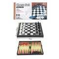 Chess Set 3 in 1 Chess Checkers Backgammon Set. 