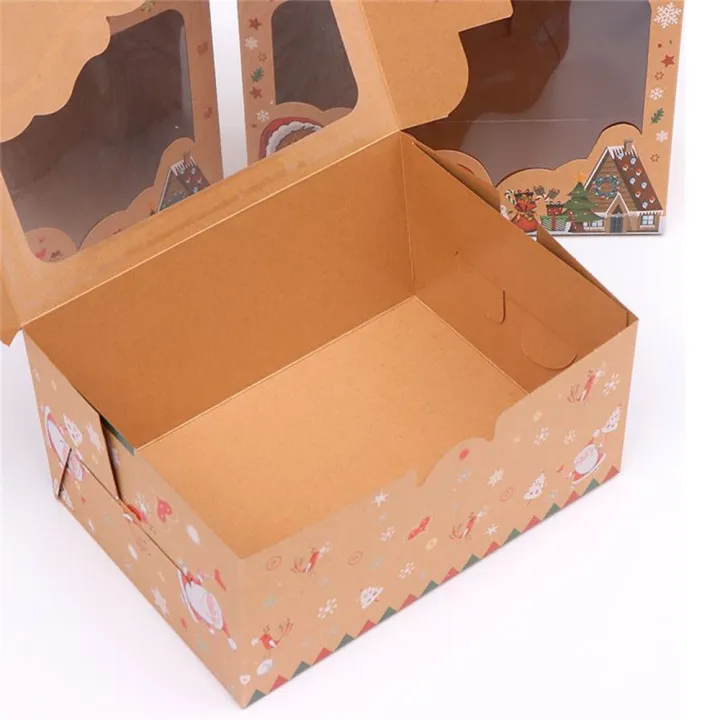 3pcs/set%20Kraft%20Paper%20Candy%20Boxes%20Merry%20Christmas%20Cookie%20Gift%20Box%20Clear%20Window%20Packaging%20Bag%20Party%20Favor%20New%20Year%20Decoration%20-%20Image%205