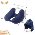 SuperRide Head Rest Pillow with Patent Valve Long Trip Inflatable Cervical Spine Pillow. 