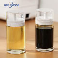 【ZOSR】Olive Oil and Vinegar Dispenser Bottle  for Kitchen Small Glass Leak-Proof No Drip BPA Free Cooking Oil Container 3.38oz. 