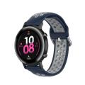 (New)For Samsung Galaxy Watch Active 2 44mm 20mm Perforated Breathable Sports Silicone Watch Band. 