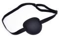 Black Adjustable Concave Eye Patch Foam Groove Strap Washable Sleep Snoring Eyeshades. 