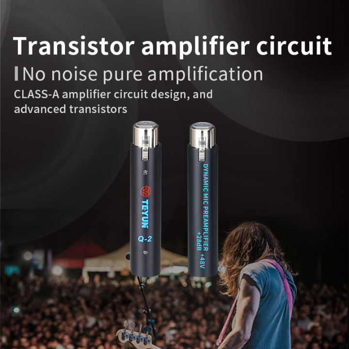 XLR%2048V%20Microphone%20Preamplifier%2028db%20Gain%20Metal%20Structure%20Dynamic%20Mic%20amplifier%20Mini%20Portable%20for%20performance%20-%20Image%206
