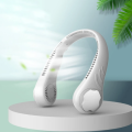 Rechargeable Wearable Hanging Neck Fan, 2000mAh Leafless Silent Neckband Fan with USB Charging and 3 Speed Settings for Comfortable Cooling Outdoors, at Home, and While Traveling. 