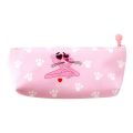 [New] cute Pink Panther pencil bag pen case for girls pouch bag make up case Pu stationery pouch with zipper school supplies. 