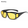Wenefang New Style Car Night Vision Sunglasses For Driving Goggles Unisex Driver HD Night Day Driving Wrap Around Anti Glare Sunglasses. 