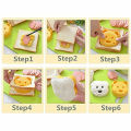 Little Bear Shape Sandwich Mold Bread Biscuits Embossed Device Cake Mold Maker DIY Mold Kitchen Breakfast Accessories. 