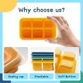 3 Pack Ice Cube Trays, Easy Release Silicone Ice Molds with Removable Lids, Perfect for Chilled Drinks, Freezer, Baby Food, Whiskey and Cocktail. 