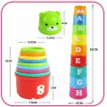 10 pcs Baby Toy Cup Tower. 