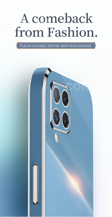 LECOMES%20for%20Samsung%20Galaxy%20A12%20Back%20Cover%20Luxury%206D%20Plating%20Shiny%20Bling%20Case%20Square%20Edge%20Soft%20Silicone%20Mobile%20Phone%20Cases%20Pouch%20-%20Image%209