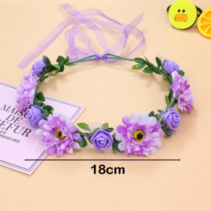 with%20Adjustable%20Ribbon%20Bloomy%20Rose%20Flower%20Leave%20Crown%20Bridal%20Halo%20Headband%20-%20Image%206