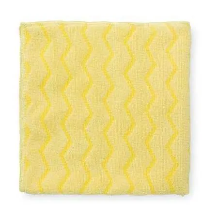 Rubbermaid Commercial Products HYGEN™ 16" x 16" Microfiber Cloth Yellow