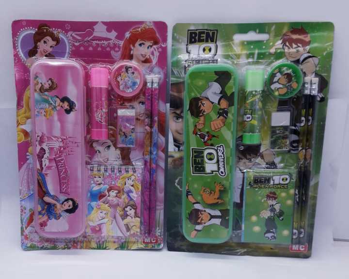 Ben10 Pencil Box With Stationary items