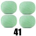 4pcs X50g Acrylic Cotton Yarn for Knitting Yarn T-shirt Yarn Hilos Para Tejer A Ganchillo Crochet. 