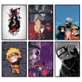 A3/A4 Size framed wall posters Naruto Anime Akatsuki Wall decorations. 