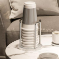 1 Piece Paper Cup Dispenser Cup Holder Cup Organizer Storage Cup Dispenser 23x13cm B. 