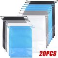 [HOT] 20Pcs Travel Shoe Bags Dustproof Drawstring Storage Bags Non Woven Fabric Pouch Shoe Organizer Trave Shoe Bag Organizer Portable. 