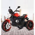 Kids Ride On Two Motors Rechargeable Bike | Cool Kids Motorcycle Electric Buggy Buggy Ride On Bike Toy For Kids Dual Motor 3-6 Years Old Boys Girls Tricycle Gifts| Red | IStorez CCS. 