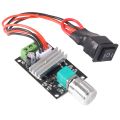 12V 3A 80W PWM Motor Speed Controller Regulator Variable Control Potentiometer On/Off Switch. 