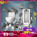 Japanese Original Design Assembled Particle Building Blocks MOC Dirty Chamber Pot Diaper Cover Mecha Robot Spoof Trendy Toys. 