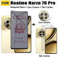 For Realme Narzo 70 Pro Ceramic Matte Soft Film Realme Note 5 Realme C53 C51 Anti Peeping Tempered Film Realme 12+ 11 4G 5G Matte Full Screen Protector 3 in 1 Camera Lens Protecto. 