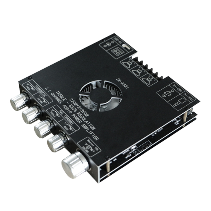 -AS21 2.1 Channel TPA3255 Bluetooth Digital Power Amplifier Board ...