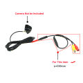 Car Rca Cvbs Female To 4 Pin Male Conversion Cable For Rear View Dvr Mirror Parking Monitors Connect Reversing Backup Camera. 