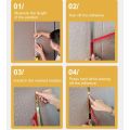 wall stickers 1 Roll Gold Wall Sticker Stainless Steel Flat Decorative Lines Titanium Wall Ceiling Edge Strip Mirror Living Room Decoration. 