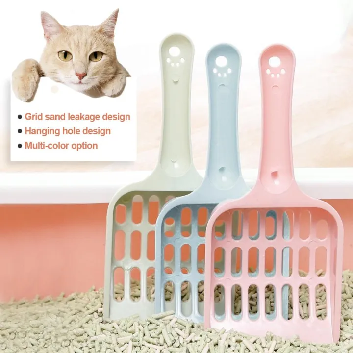 SF Cat Litter Shovel Cat Litter Scoop Waste Tray Pet Cleaning Tool Plastic Cat Toilet Sand Cleaner Spoon #449225